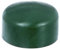4 x Zaunkappe grün 43-44 mm, Pfostenkappe für runde Metallpfosten, grün, Rohrkappen, Abdeckkappe für Zaun Zäune, Runde Abdeckkappe