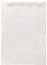 Carta di ricarica/foglie sciolte per cartelline portadocumenti ad anello rotondo con copertura a 6 fori da 8,5 pollici A5 (A5 Monthly Plan Refill Paper BW, 1 Package)