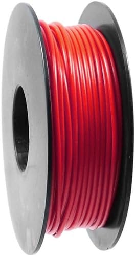 Xenterio LiYv Schaltlitze hochflexibel, 0,50mm², 25m Spule, Leiter Kupfer verzinnt, 900V, Farbe Isolierung rot