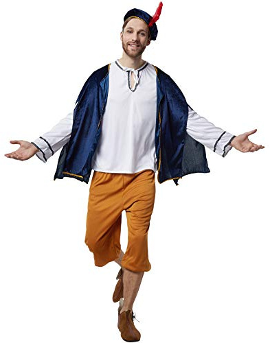 dressforfun 900529 - Herrenkostüm höfischer Herold, Mittelalterkostüm aus Vier Teilen (L | Nr. 302652)
