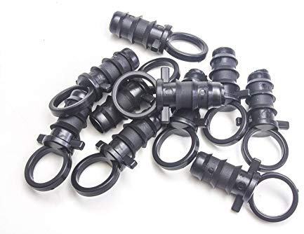 Schlauch Verbinder für 16mm Bewässerung Systeme Tropfschlauch und Perlschlauch (Endstopfen)