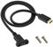 AAOTOKK USB Type C 3.1Panel Mount Adapter USB-C 3.1 10Gbps Male to USB C Female Panel Mount Screw Cable Supports Charging,Data,Audio,Video Cable (0.6M/2ft)