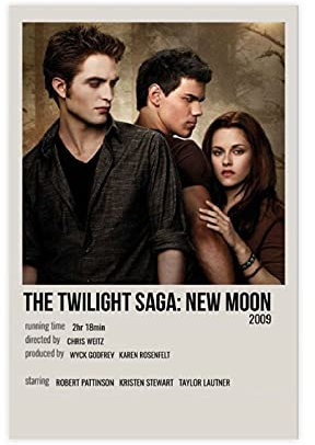Love Movie The Twilight Saga New Moon Leinwand Poster Schlafzimmer Dekor Sport Landschaft Büro Zimmer Dekor Geschenk 50 × 75 cm ohne Rahmen style1