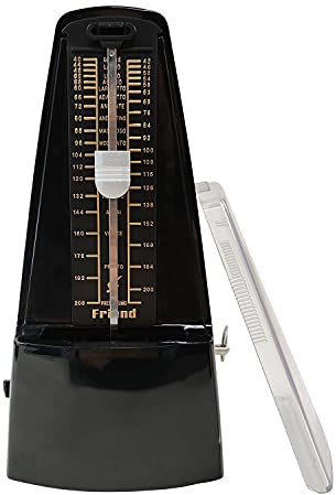 Spring.Rd Universelles, professionelles mechanisches Metronom mit hoher Präzision einstellbarem BeatModus für alle Arten von Musikinstrumenten (KlavierTrommelViolineGitarreBass und