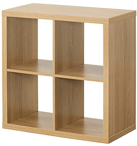 IKEA KALLAX - Estantería de almacenamiento más grande (efecto roble, 77 x 77)