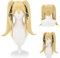 Liamiona Anime Cosplay Lange blonde Perücke mit zwei Pferdeschwänzen für Frauen Mädchen + kostenlose Perückenkappe