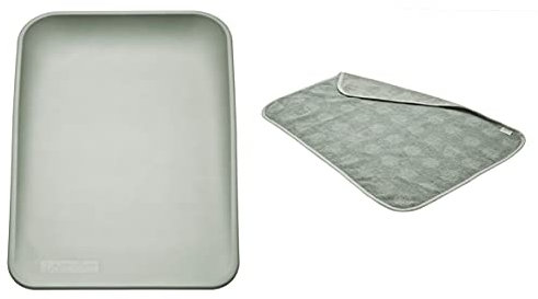 Leanderdesign Leander Matty Wickelkissen + Topper in der Farbe sage green