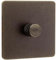 Screwless Antique Brass Dimmer Switch - 1 Gang - The Georgian