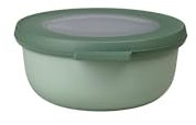 Mepal - Bol multi-usage Cirqula - Nordic sage - capacité 350 ml - couvercle amovible - incassable - étanche – stockage au congélateur, stockage à froid – passe au lave-vaisselle