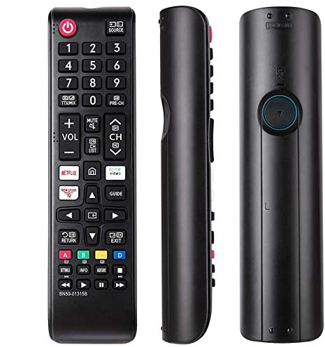 VINABTY BN59-01315B Remplacement Remote Control fit for All Samsung TV with Netflix, Prime Video Rakuten TV Shortcut Button QE49Q64R QE55Q64R QE55Q85R QE65Q64R QE65Q85R QE65Q950R UE49RU7300