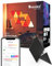 Nanoleaf Shapes Ultra Black Triangle Erweiterungspack, 3 zusätzliche Dreieckigen LED Panels - Smarte Modulare RGBW WLAN 16 Mio. Farben Wandleuchte Innen, Musik Sync, Funktioniert mit Alexa