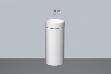 Alape Waschtisch WT.RX400.KE, rund, Durchmesser 40,0 cm, 4506500000, Farbe: weiß