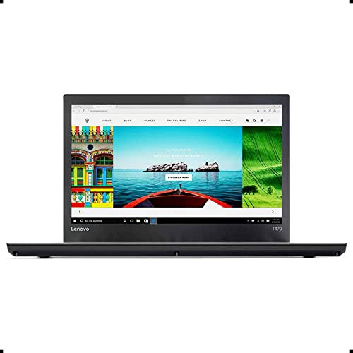 Lenovo ThinkPad T470 Ordinateur Portable Professionnel, écran FHD de 14 , Intel Core i5-6300U 2,4 GHz, 16 Go de RAM 1 to SSD, Thunderbolt 3, Clavier américain, Windows 10 Pro (Reconditionné)