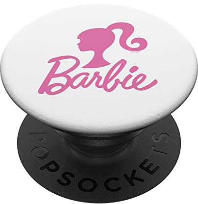 Barbie - Logo Barbie rose pailleté PopSockets interchangeables