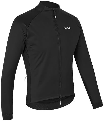 GripGrab PACR Rennrad Jacke Herren Winter Winddichte Warme Radsport Winterjacke Langarm Softshelljacke MTB Gravel Bike