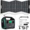 SWAREY Estación de Energía Portátil, 725Wh Generador Solar con Panel Solar de 200W, 2 Salida de CA de 1000W (Pico de 1500W), 2 Puertos USB-C de 65W, Batería Externa para Camping Viajes Exterior RV