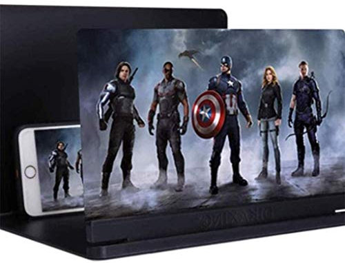 Lupa De Pantalla De Teléfono Móvil De 14 / 20 /32 , Lupa De Teléfono Móvil, Amplificador De Pantalla 3D HD Plegable para Películas, Videos, Juegos, Lectura para Todos Los Teléfonos Inteligentes -