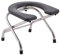 Generic Siège de toilette pliable chevet commode personnes âgées Squat siège de toilette tabouret de toilette Squat pour les personnes âgées de salle de bain, hauteur 30CM