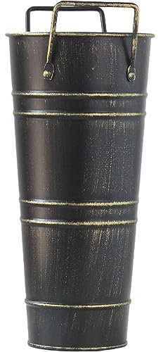 Healifty Porte-Parapluie Seau De Parapluie en M¨¦tal Porte-Parapluie Autoportant Cannes De Baril Batons De Marche Organisateur De Clubs De Golf en M¨¦tal Vase pour Entr¨¦e Porche