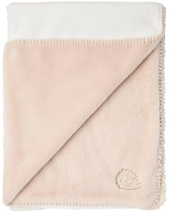Nattou Schmusedecke Supersoft aus Baumwolle und Velours, Igel Zoë, Superweiche Kuscheldecke, 75 x 100 cm, Mila, Zoë und Lana, Beige