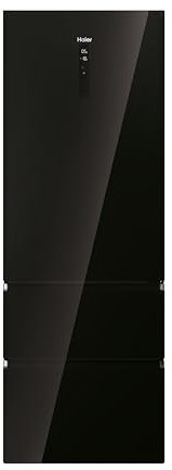 Haier 3D 70 Series 7 HTW7720DNGB - Frigorífico Combi, WIFI, Botellero, Cajones Direct Access, 483L, My Zone Plus, Cajón Humidity Zone, Total No Frost, Ancho 70cm, Motor Inverter, Luz LED, Negro