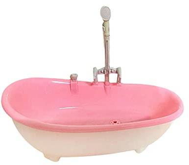JAYIOLA Set Accessori Bagno per Miniature Casa Bambole - Eleganza in Scala 1:6