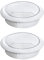 Mablik® Pasacables Escritorio Blancos, 2 Unidades. Tapa Pasa Cables para Escritorio como Embellecedor, Agujero Mesa de Diámetro 60 mm, con Muelle. Organizador de Cables (2 Pasacables Blancos)