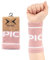 PicSil Sport-Schweißbänder aus Baumwolle, saugfähig, für Cross-Training, Padel, Tennis, Fitness, Unisex, Rosa