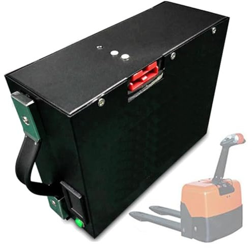 FREEDOH Elektro-Gabelstapler-Batterie, 24 V, Lithium-Batterie, 24 V, Be- und Entladen, LKW-Batterie, 24 V, Lagerlogistik-LKW-Batterie, 20 Ah, mit Leistungsanzeige und BMS