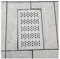 griglia scolo acqua piovana Filtri di scarico in plastica e resina e griglie di copertura per fognatura, 20 25 30 35 40 45 cm, coperture per scarichi per garage/giardini/cortile/parco(20x50x3cm/7.9x19