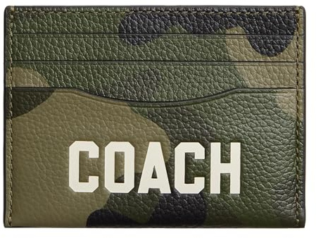 Coach Flaches Kartenetui für Herren, Camo, Einheitsgröße, Flaches Kartenetui