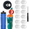 gocola 12pcs Replacement Valves Compatible with Under Armour Squeeze Water Bottles, Silicone Valve with Screwdriver, Replacement Accessories Compatible with Under Armour Squeeze Bottles 32oz No Leak