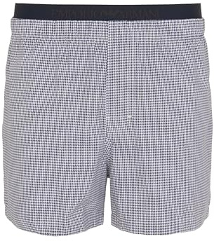 Emporio Armani Herren Yarn Dyed Woven Boxer Boxershorts