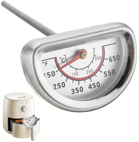 Ofenthermometer Für Backofen Kompatibel Mit Omnia Backofen,0℃-400℃ Edelstahl Ofenthermometer,Meater Kochen Backofenthermometer Innen Für Omnia Zubehör,Küche Oven Thermometers Mit 7cm Fühler