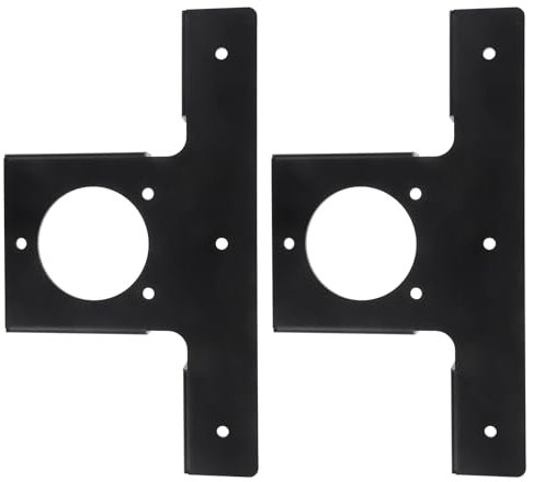 Kisangel 2st Pergola-Halterung Hochleistungspergola Hochleistungsblock Schwere Halterung Deck Pergola Verstellbare Pergola Abnehmbare Pergola Erweiterte Pergola Balkenhalterung Black Eisen