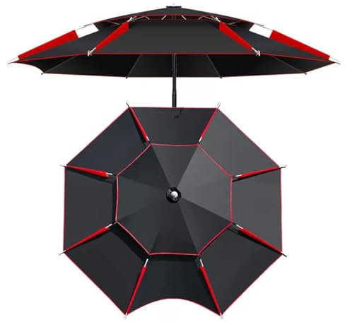 Ombrellone da Spiaggia 200/220/240cm Antivento Resistente, Ombrello Mare Portatile, Ombrelloni da Spiaggia Alluminio, Anti UV 50, Parasole Viaggio Telescopico(220cm/7.2ft)
