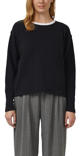 s.Oliver Damen Verkürztes Sweatshirt mit Naht-Details Sweatshirt