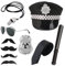 JSTHHTT 7 Stück Kostüm-Zubehör, Polizei Set, Zubehör Set Mit Abzeichen Hut Sonnenbrille, für Karneval, Mottoparty, Cosplay