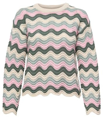 Onlasa Ls Wave Structure O-Neck Cc KNT