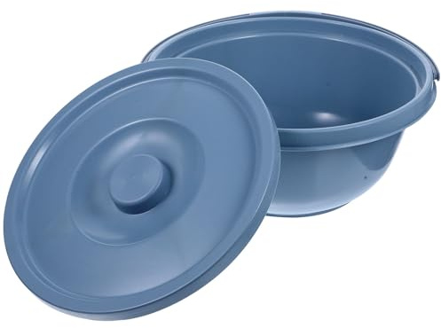STOBAZA Pot de Chambre Ménager en Pvc avec Couvercle Stable, Urinoir Portable pour Femmes Enceintes et Personnes Âgées, pour Usage à Domicile Plusieurs styles
