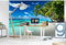 Vlies Fototapete STRAND IM PARADIES 375 x 250 cm | Vliestapete - Wandtapete für Wohnzimmer Schlafzimmer Büro Flur | PREMIUM QUALITÄT - MADE IN EU - Inklusive Tapetenkleber