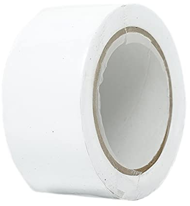 Dapetz ® High Quality PVC Electrical Insulation Tape 2 Inch 50mm White Wide Flame Retardent, Electrical Insulation Work, Automotive Repair & Outdoor DIY, Strong Self-Adhesive PVC Electric Tape 1PC