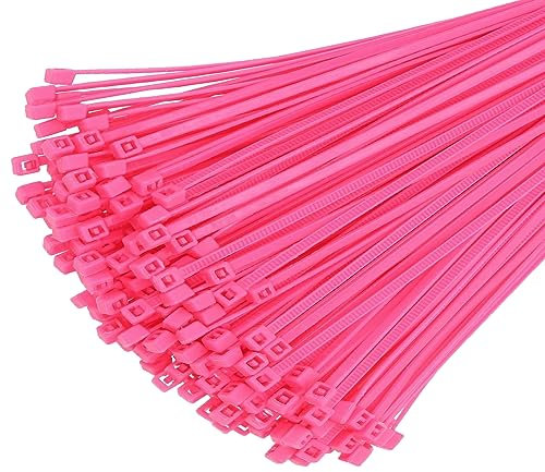 KafTon Fluorescent Pink Cable Ties Pack of 100 (140mm x 3.6mm)