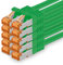 Cat7 Cable de Red Ethernet LAN - 0,5m - Verde - 10 Piezas Cat 7 Sftp Pimf Lszh - 10 GB s RJ45 Connectores Cat6a compatible con Cat5 Cat6 Cat.7 Cat8