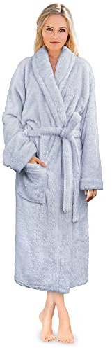 PAVILIA Damen Women's Fluffy Robe Bademäntel (1er Pack)