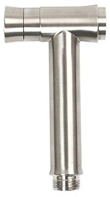 Badezimmer Toilette Bidet Wasserhahn Kit, Edelstahl gebürstet Bidet Sprayer Set Montage auf Tank oder Wand,A