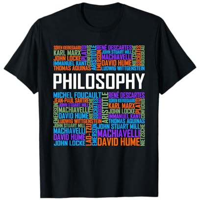 Philosophie Mots Cadeaux d'amoureux Philosophe Cadeaux T-Shirt