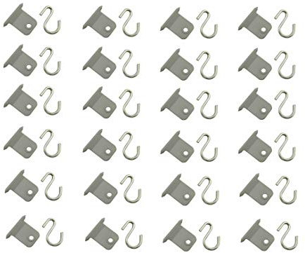 READY Vorzelt-Aufhänger für Vordächer, S-Haken, Haken für Wohnmobil, Wohnwagen, Campervan (24 Stück)
