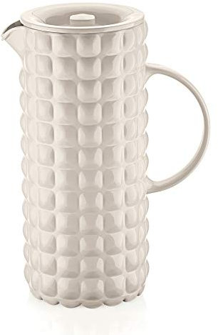 Guzzini - Tiffany, Carafe avec couvercle - Blanc Lait, ø 11,5 x 18,5 x h25,5 cm | 1750 cc - 225600156
