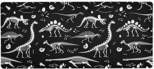 Glaphy Dinosaurier-Mauspads D ino Großes Gaming-Mauspad, rutschfeste Schreibtischunterlage für Computer Laptop, 90 x 40 cm